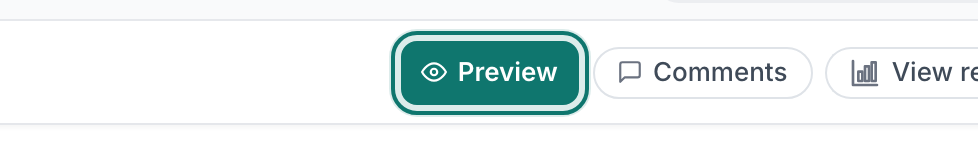 The Preview button in the editor toolbar