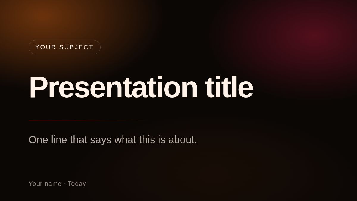 Screenshot of the Ember template
