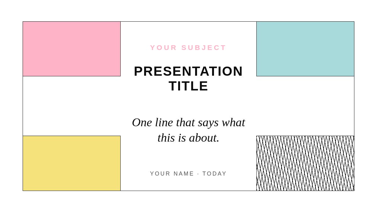 Screenshot of the Nineties Grid template