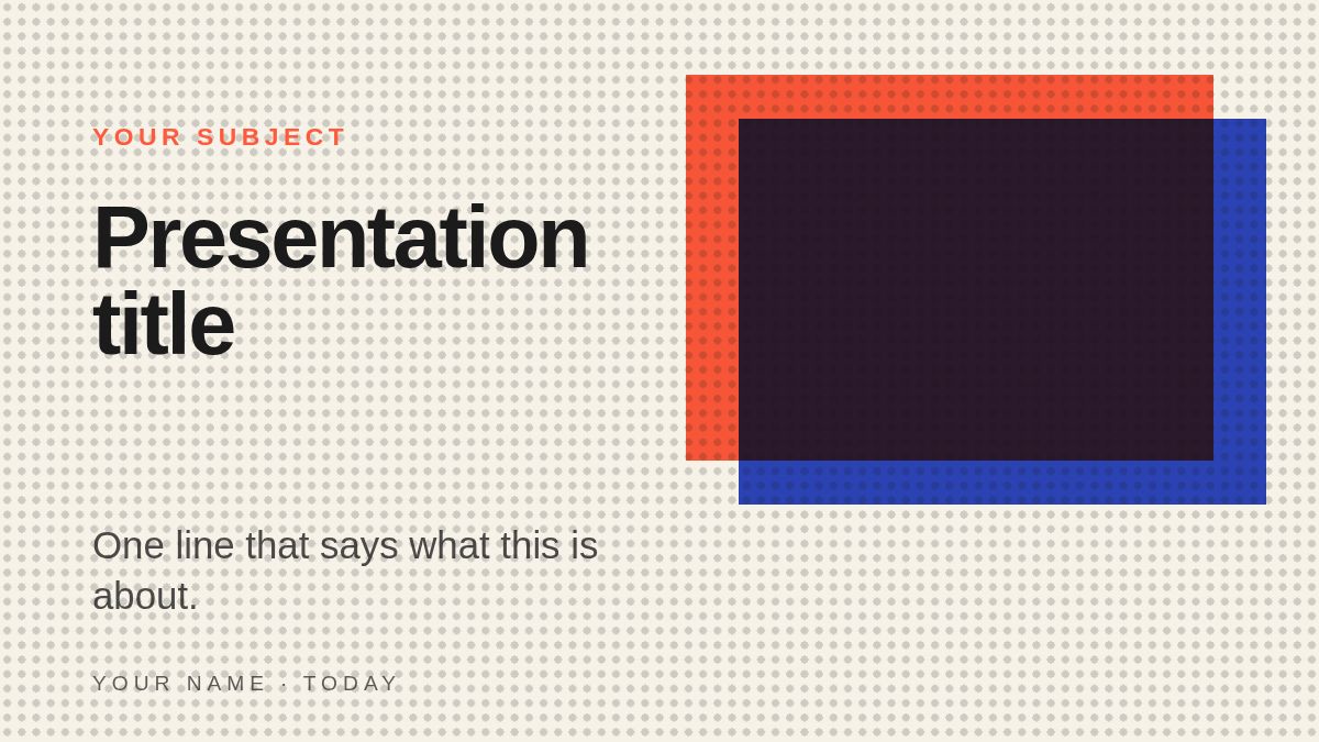 Screenshot of the Riso Press template