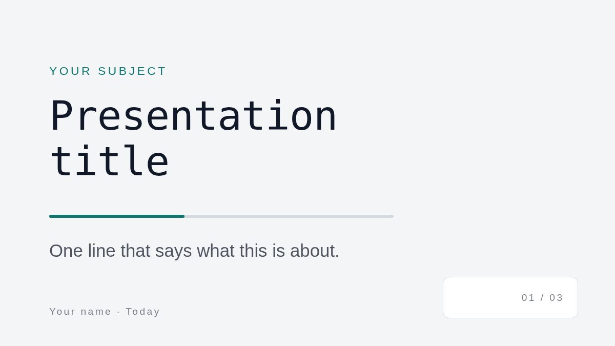 Screenshot of the Syntax Paper template