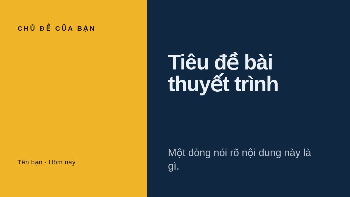 Ảnh chụp mẫu Thuyết trình khởi nghiệp