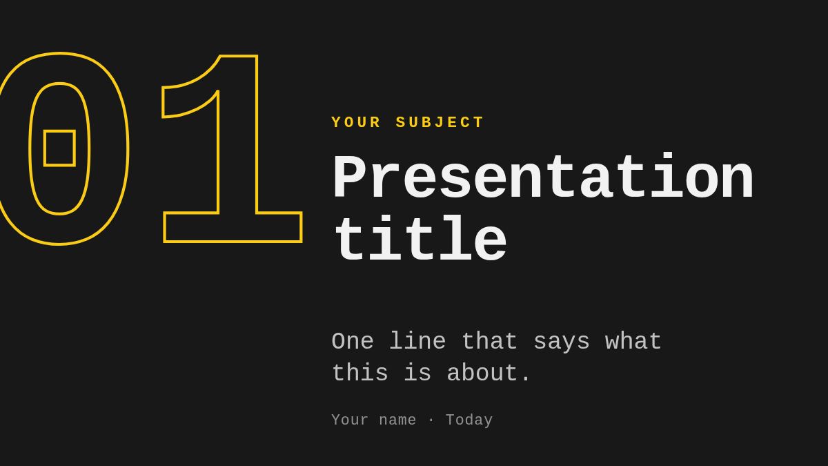 Screenshot of the Tutorial Walkthrough template